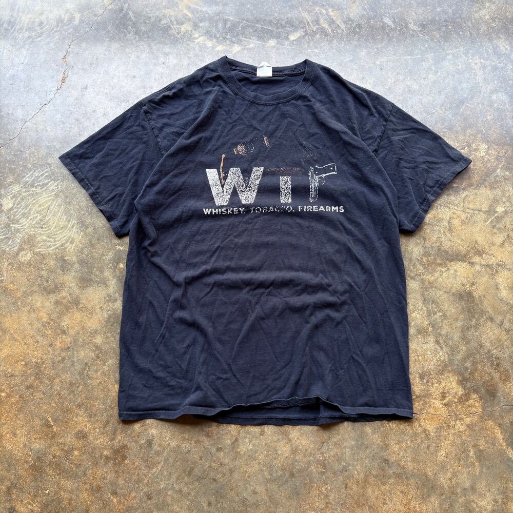 Vintage Faded Whiskey Tobacco Firearms‎ T-shirt